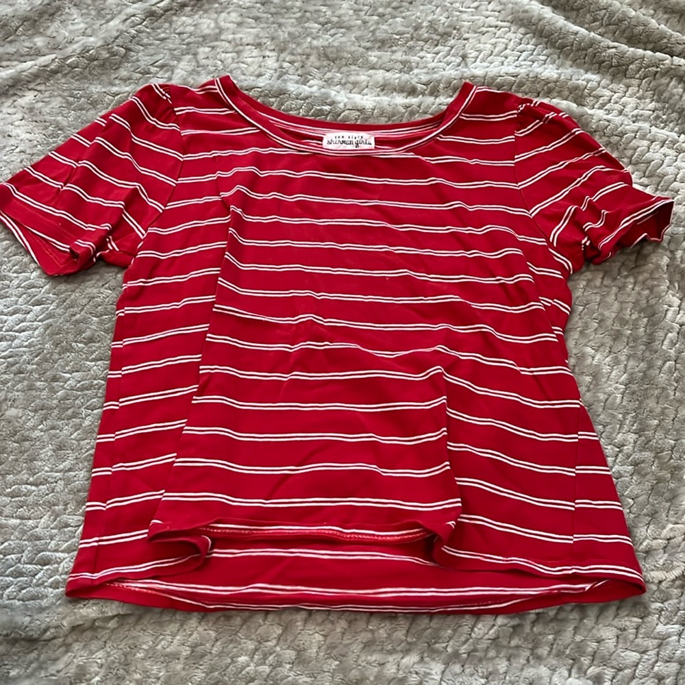 Red and white stripped T-Shirt